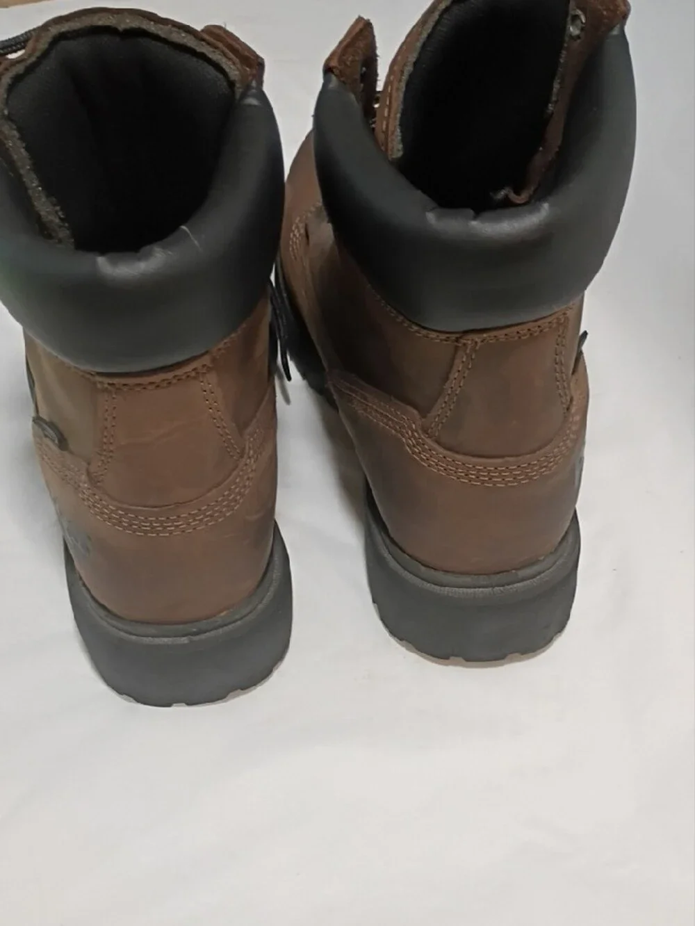 Timberland Brown Men's Lace-UpPro Series Work Boots Oil Resistant Size 8.5 EUC